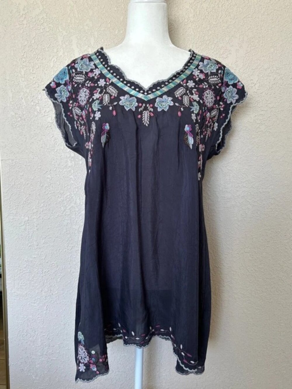 Embroidered Top by Johnny Was - Picture 1 of 10